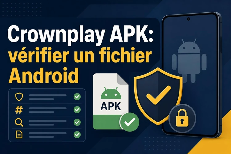APK CrownPlay: vérifier un fichier Android avant toute installation