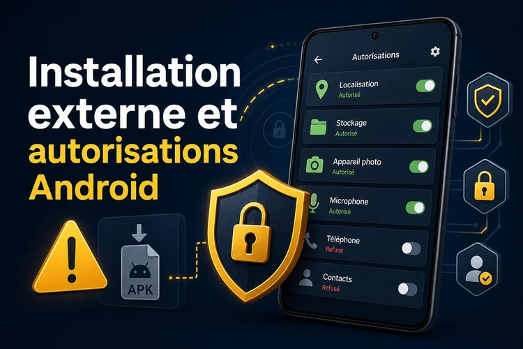 Installation externe et autorisations Android