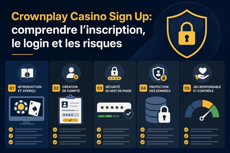 Crownplay Casino Sign Up: comprendre l’inscription, le login et les risques