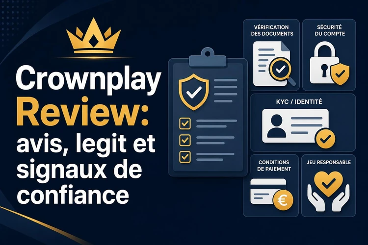 Crownplay Review: analyser avis, legit, casino online et signaux de confiance