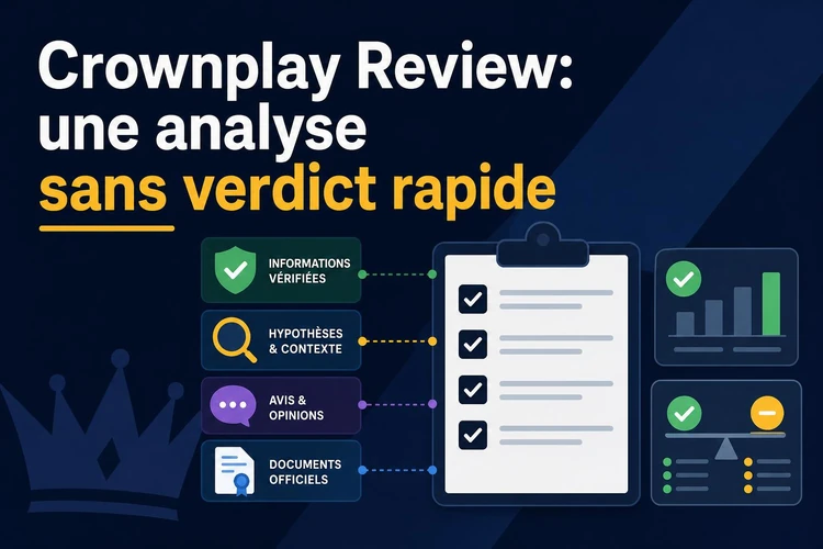 Crownplay Review: construire une analyse sans verdict rapide