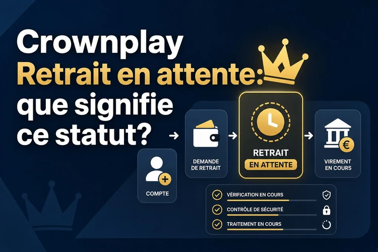 Crownplay Retrait en attente: que signifie ce statut?