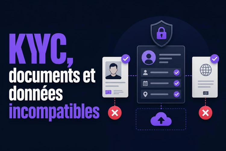 KYC, documents et données incompatibles