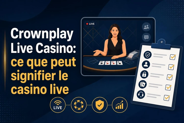 Crownplay Live Casino: ce que peut signifier le casino live